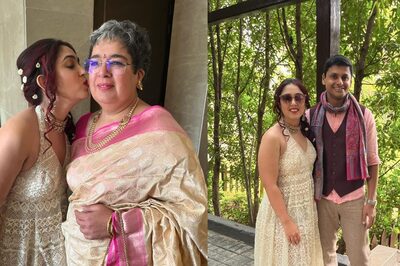 Ira Khan Gives Reena Dutta A Sweet Kiss, Poses With Nupur Shikhare In UNSEEN Pics From Mehendi Ceremony