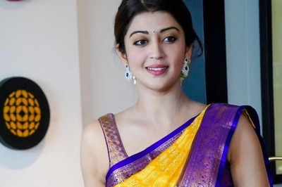Pranitha Subhash Looks Ravishing In Yellow Banarasi Saree, See Pics