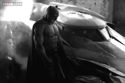Here it is! The first photo of Ben Affleck as the new Batman