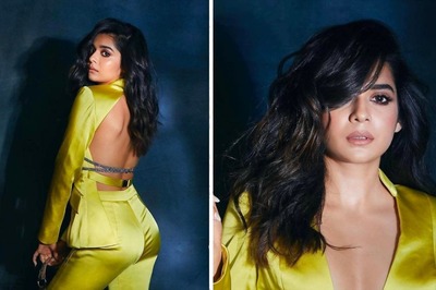 Mithila Palkar Slays In Bright Yellow Pantsuit At Filmfare Awards 2022