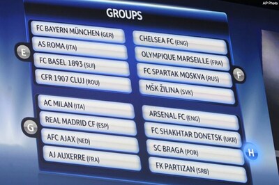 Madrid, Milan to meet in Champions League