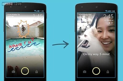 A new app that lets you send pictures, messages to your friends' lock screens