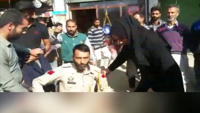 J&K Cop Caught Clicking Woman's Pictures, Locals Tie him to Chair