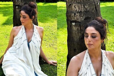 Tabu Exudes Elegance In A White Halter Neck Wrap Dress As She Enjoys A Vacay In Goa; See Photos