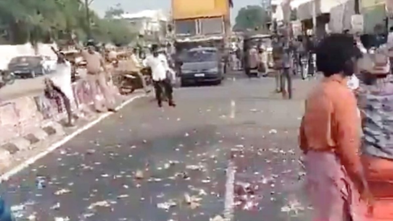 Thalapathy Vijay’s Fans Break Coconuts on Road Ahead of Leo’s Release, Traffic Comes to Halt