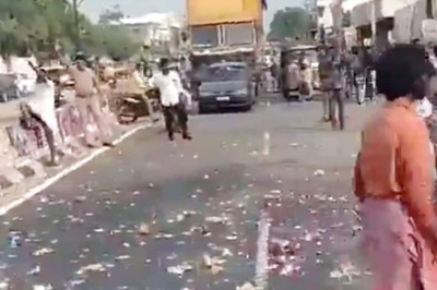 Thalapathy Vijay’s Fans Break Coconuts on Road Ahead of Leo’s Release, Traffic Comes to Halt