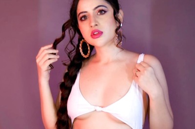 Urfi Javed Oozes Oomph In This White And Pink Outfit