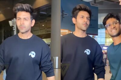 Kartik Aaryan Obliges Fan With A Selfie, Netizens Say, 'Handsome Man'