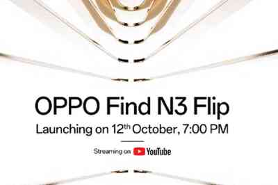 Oppo Find N3 Flip Launch In India On October 12: Price, Specs - What To Expect