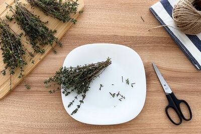 How to Dry Thyme