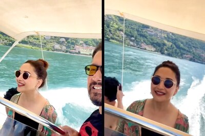 Madhuri Dixit Drives Motorboat On Lake Como, Fans Say 'Boss Queen Takes The Wheel'
