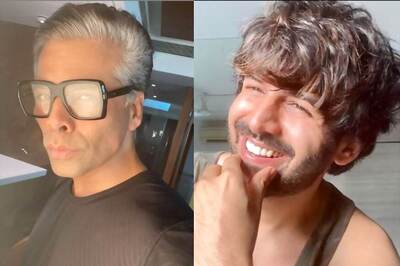 Kartik Aaryan Crashes Karan Johar's Instagram Live, Asks 'Why are Your Hair Whiter than My Teeth'