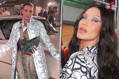 Kim Kardashian and Bella Hadid Wear the Best in Menswear at Dior's Miami Show