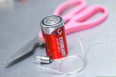 How to Make a Light out of Batteries