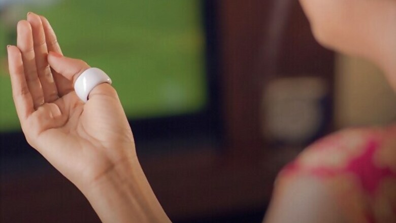 A ring-shaped wearable device that turns your palm into touch interface