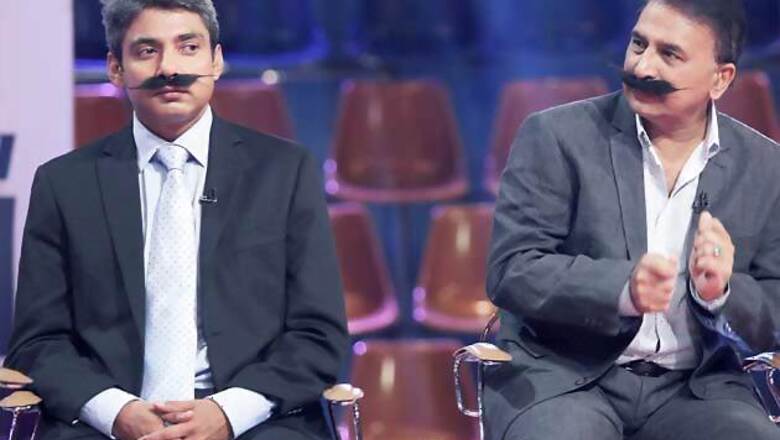 Snapshot: Sunil Gavaskar, Ajay Jadeja sport mustaches for Farhan