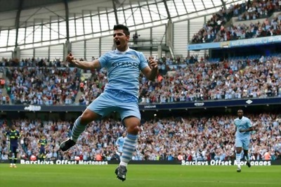 Man City striker Aguero out of Barcelona clash