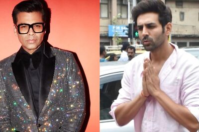 Kartik Aaryan, Karan Johar FINALLY Bury Hatchet, Hug Each Other At SatyaPrem Ki Katha Screening