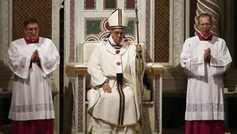 Pope installed as bishop of Rome, appeals to lapsed faithful