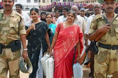 Pics: Heavy security as India goes to polls