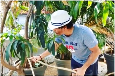 Sachin Tendulkar Watering His Plants is Proof God of Cricket Does Mundane Tasks Too