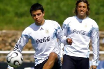 Saviola and Crespo in Argentina team