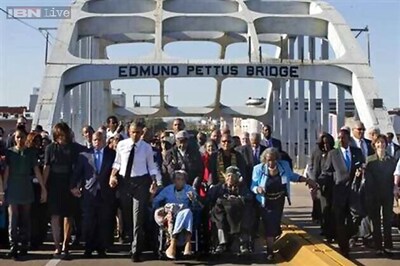 Bloody Sunday 50th Anniversary: Thousands crowd Selma bridge
