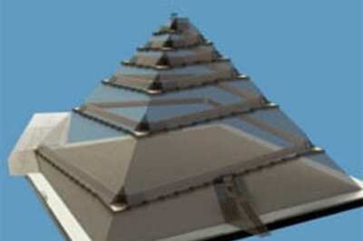 A pyramid that was built 'inside out'