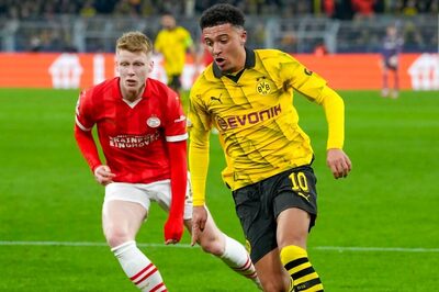 Jadon Sancho Helps Borussia Dortmund Past PSV, Into Champions League Quarters
