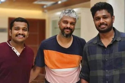 Cricketer Sanju Samson Visits Sets of Basil Joseph's Jaya Jaya Jaya Jaya Hey