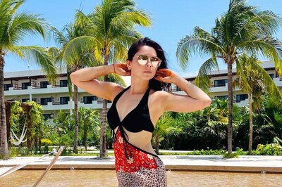 Sonalee Kulkarni Raises Temperatures In Orange Bikini As She Says ‘Adios’ To Third Honeymoon