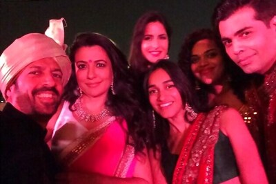 Snapshot: Katrina Kaif attends Salman Khan's sister Arpita's wedding in Hyderabad