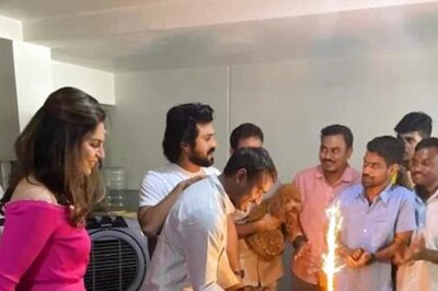 Ram Charan Celebrates Birthday of His Driver Naresh