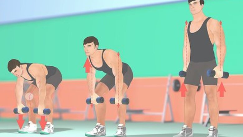 How to Work Your Back With Dumbbells