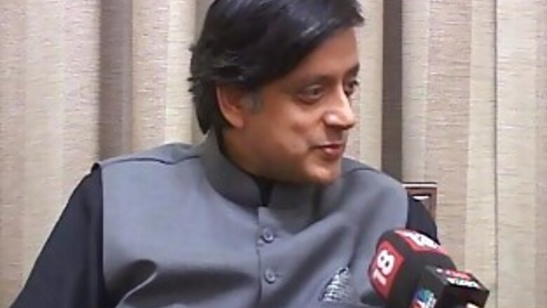 Talks only after Pakistan acts on terror, says Tharoor