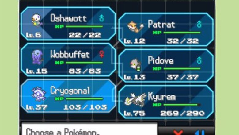 How to Level up Pokémon in Black/White