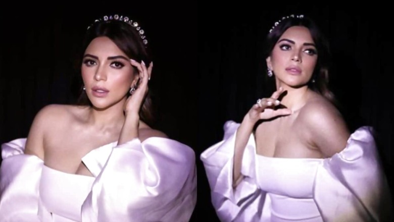 Sexy! Shama Sikander Turns Up The Heat In White Off-Shoulder Dress; See Hot Photos