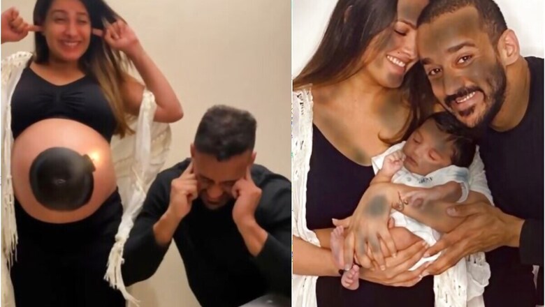 Anita Hassanandani Introduces Newborn Son Aaravv to the world with Blast, Watch Hilarious Video