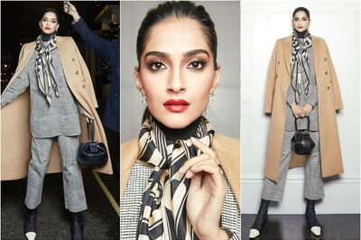 Sonam Kapoor Painting the Town Red with Her Stylish Oversized Coats, See Pics