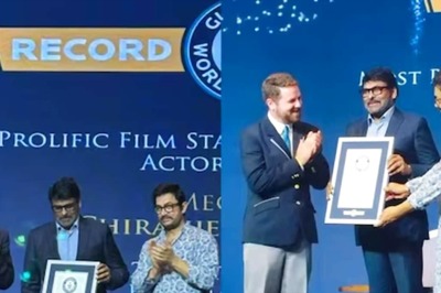 Chiranjeevi Honoured With Guinness World Records As The Most Prolific Indian Film Star
