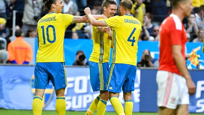 Ibrahimovic Inspires Sweden to 3-0 Win Over Wales in Euro Warmup