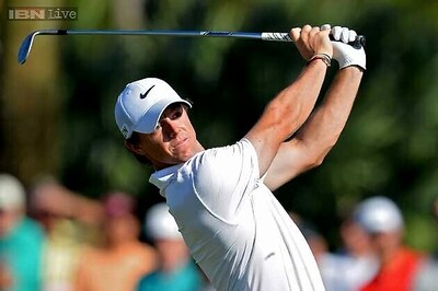 Rory McIlroy shares lead at weather-hit BMW Championship