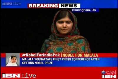 Honoured to share the Nobel Peace Prize with Kailash Satyarthi from India: Malala Yousafzai