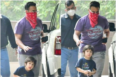 Saif Ali Khan Clicked with Son Taimur in Mumbai, Gets Upset at Paparazzi