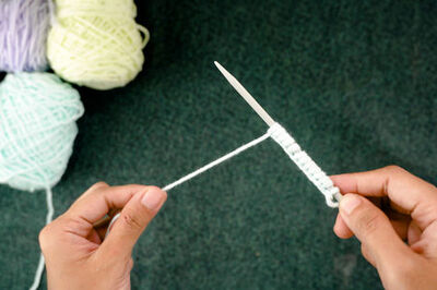 How to Knit the Purl Stitch