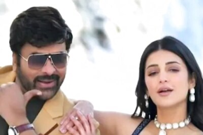 Chiranjeevi 'Leaks' Video of His Romantic Song With Shruti Haasan From Waltair Veerayya