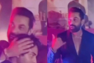 Bobby Deol Gives Aryan Khan a Long Hug at Stardom Wrap Party, Calls SRK's Son 'Dedicated' | Watch