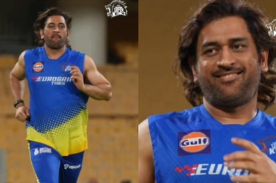 Watch: Slow Motion Video of a Smiling MS Dhoni Running During CSK's Pre-Season Camp Becomes an Instant Hit on Instagram