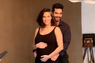 Neha Dhupia Shows the Balancing Act Between Being Pregnant and Stilettos in Maternity Shoot