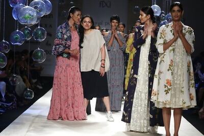 Payal Pratap Uses India As A Canvas To Showcase Modern Line At AIFWSS'18